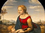 Paris Louvre Painting 1507 Raphael - The Virgin and Child with Saint John the Baptist